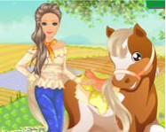 Barbies country horse online