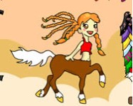 Centaur girl dress up lovas játékok