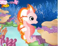 Cute seahorse dress up online